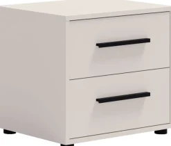 Meble Dla Dzieci|Meble Młodzieżowe>GiB Meble Stolik nocny do sypialni z szufladami 51 cm MAXIDO kaszmir