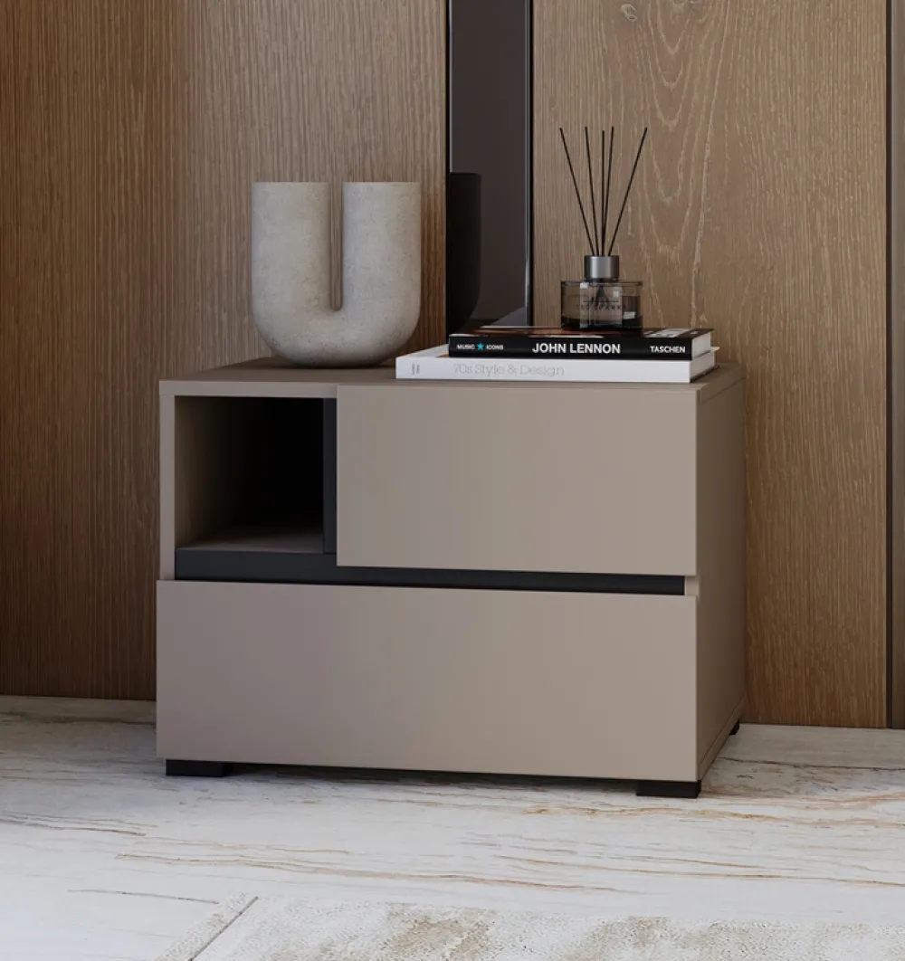 Meble Dla Dzieci|Zestawy Mebli Do Sypialni>Helvetia Stolik nocny do sypialni z szufladami 55 cm CROSS congo