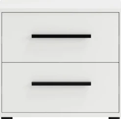 Meble Dla Dzieci|Meble Młodzieżowe>GiB Meble Stolik nocny do sypialni z szufladami 51 cm MAXIDO biały