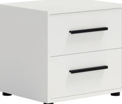 Meble Dla Dzieci|Meble Młodzieżowe>GiB Meble Stolik nocny do sypialni z szufladami 51 cm MAXIDO biały