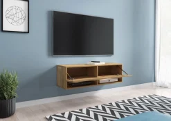 Szafki Rtv>BRATEX Stolik rtv 100 cm AROMA dąb wotan