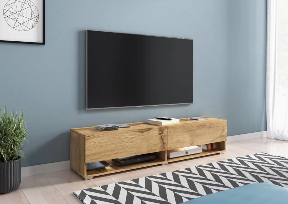 Szafki Rtv>BRATEX Stolik rtv AROMA dąb wotan