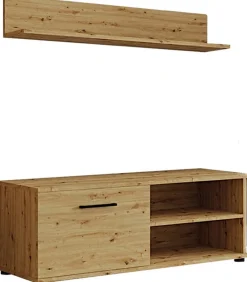 Szafki Rtv></noscript>Meblohand Stolik RTV do salonu pod telewizor CUBE XL dąb artiasan dąb artisan