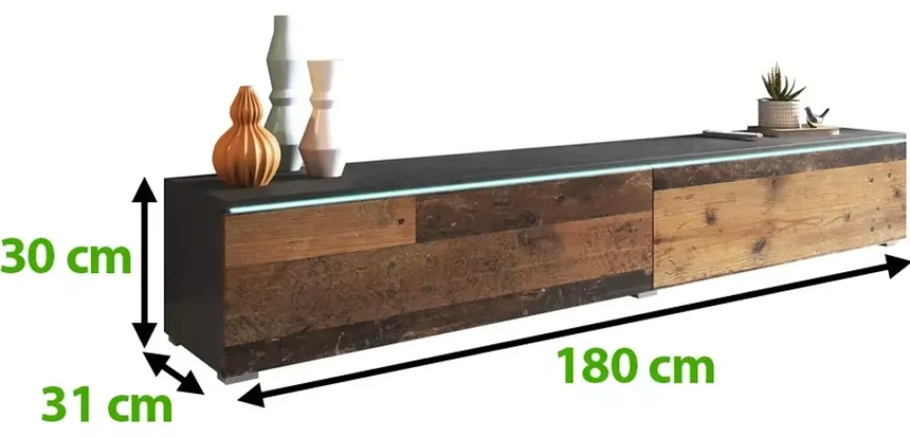 Szafki Rtv>BRATEX Stolik RTV pod telewizor do salonu 180 cm BROMI