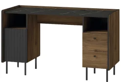 Biurka>DOLMAR Stylowe biurko z dwiema szufladami 135 cm PINNACLE