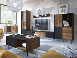 Ławy I Stoliki></noscript>DOLMAR Stylowy stolik kawowy 60 cm PINNACLE