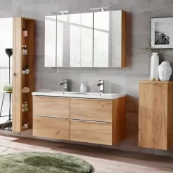 Szafki Łazienkowe|Meble Łazienkowe></noscript>COMAD Słupek łazienkowy z lustrem i półkami na boku CHARM