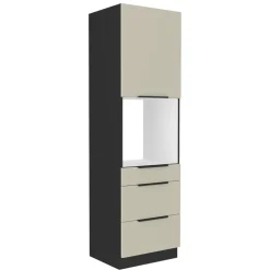 Meble Kuchenne>Lempert Słupek kuchenny 60 cm do zabudowy piekarnika ANES kaszmir