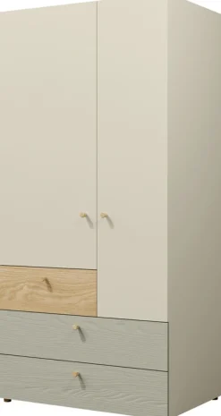 Szafy Otwierane>JUREK Szafa do pokoju młodzieżowego 90 cm z szufladami YOKO