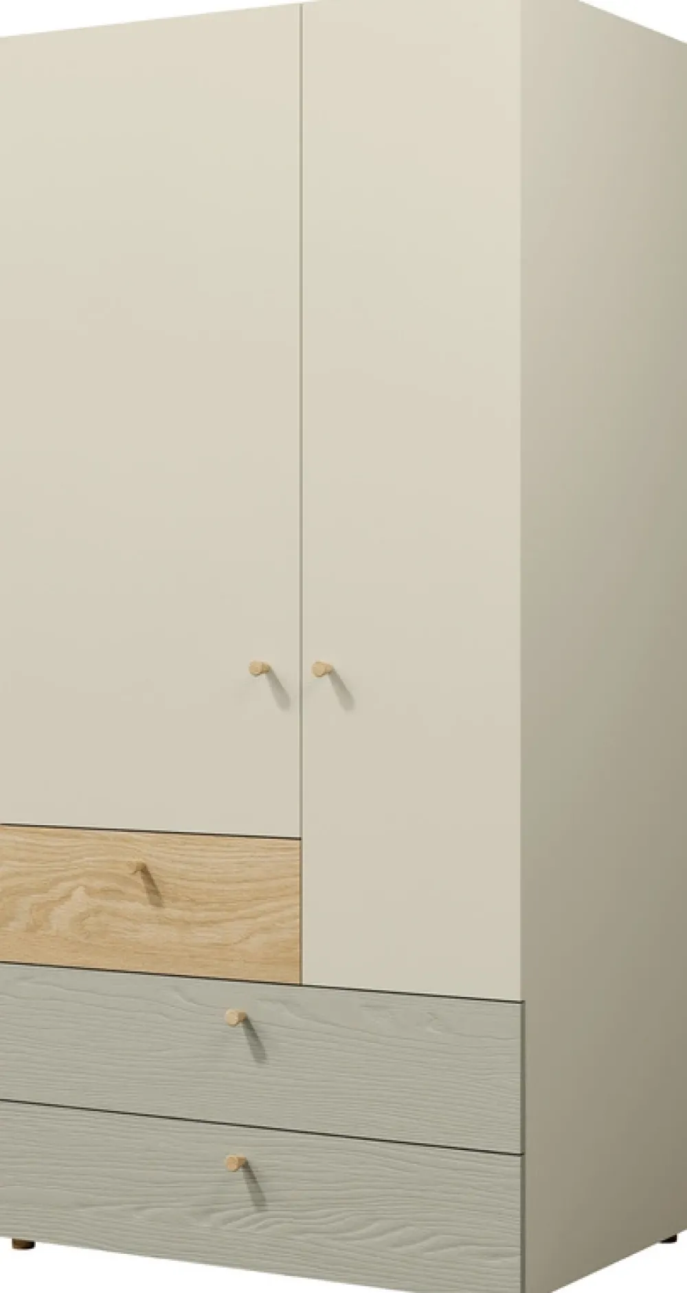 Szafy Otwierane>JUREK Szafa do pokoju młodzieżowego 90 cm z szufladami YOKO