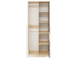 Zestawy Mebli Młodzieżowych|Szafy Młodzieżowe></noscript>ML Meble Szafa do pokoju młodzieżowego w stylu skandynawskim 80 cm DROP