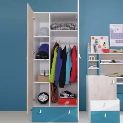 Zestawy Mebli Młodzieżowych|Szafy Dwudrzwiowe>MEBLAR Szafa do pokoju młodzieżowego PRESSCOT