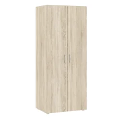 Meble Dla Dzieci|Meble Młodzieżowe>INTER MEBLE Szafa do sypialni 74 cm dwudrzwiowa z drążkiem BARENA dąb sonoma