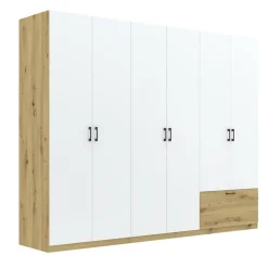 Szafy Do Sypialni|Szafy Otwierane>INTER MEBLE Szafa do sypialni 270 cm na ubrania nowoczesna ARLENE dąb artisan