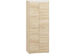 Zestawy Mebli Do Salonu|Zestawy Mebli Młodzieżowych>ML Meble Szafa dwudrzwiowa z półką i drążkiem na wieszaki 80 cm AVO