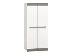 Zestawy Mebli Do Sypialni|Zestawy Mebli Młodzieżowych>ML Meble Szafa dwudrzwiowa z półkami i drążkami 92 cm BLANCO