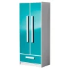 Zestawy Mebli Dziecięcych|Szafy Dwudrzwiowe>DOMEL Szafa dziecięca 80 z półkami GULIVER