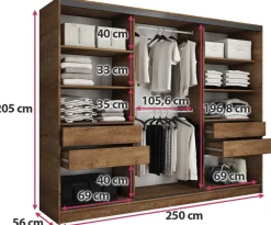 Zestawy Mebli Do Przedpokoju|Szafy Trzydrzwiowe><noscript><img width=