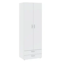 Meble Dla Dzieci|Szafy Modułowe>INTER MEBLE Szafa modułowa do sypialni dwudrzwiowa BARENA biała biały