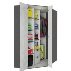 Meble Dla Dzieci|Zestawy Mebli Młodzieżowych>MEBLAR Szafa narożna do pokoju młodzieżowego NELSE