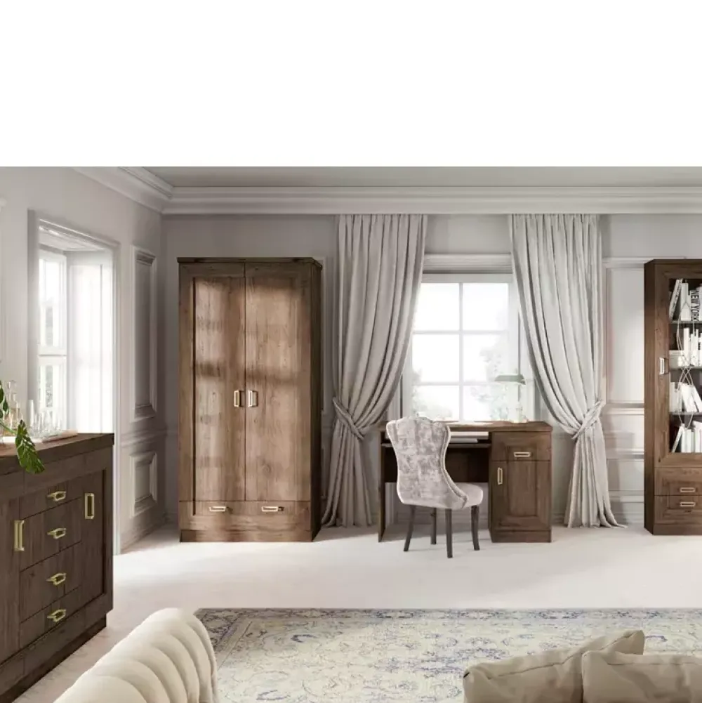 Szafy Dwudrzwiowe|Szafy Młodzieżowe>JARSTOL Szafa narożna z drążkiem na wieszaki półki TAVIER