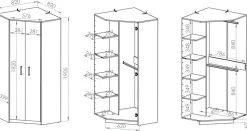 Zestawy Mebli Młodzieżowych|Szafy Dwudrzwiowe><noscript><img width=