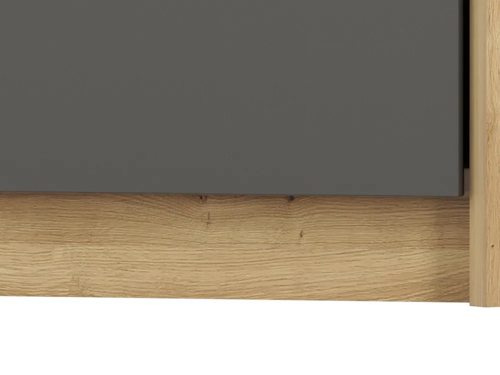 Zestawy Mebli Młodzieżowych|Szafy Dwudrzwiowe>ML Meble Szafa narożna z półkami i drążkami do pokoju młodzieżowego FINI