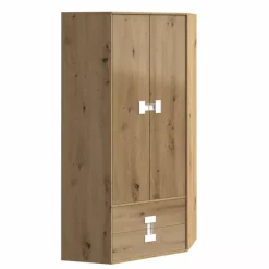 Meble Dla Dzieci|Zestawy Mebli Młodzieżowych></noscript>DOMEL Szafa narożna z szufladami Dąb Artisan INDEX