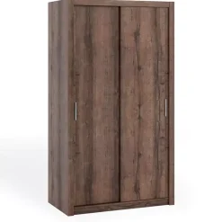 Zestawy Mebli Do Sypialni|Szafy Dwudrzwiowe>GiB Meble Szafa przesuwna 120 cm BELLA dąb monastery