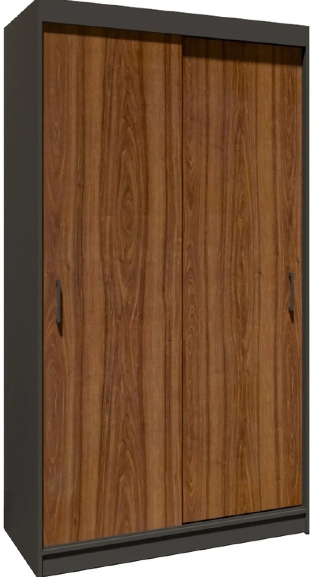 Zestawy Mebli Do Przedpokoju|Szafy Dwudrzwiowe>Meblohand Szafa przesuwna do przedpokoju 100 cm z półkami i drążkiem NASTE