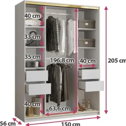 Zestawy Mebli Do Przedpokoju|Szafy Trzydrzwiowe><noscript><img width=
