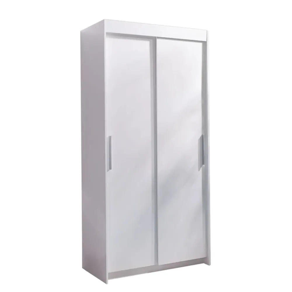 Meble Młodzieżowe|Meble Dla Dzieci>JUREK Szafa przesuwna do salonu z półkami 100 cm KIER