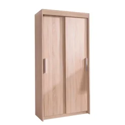 Meble Dla Dzieci|Szafy Dwudrzwiowe>JUREK Szafa przesuwna w stylu nowoczesnym do salonu z półkami 100 cm KIER