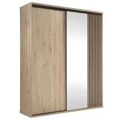 Szafy Dwudrzwiowe|Szafy Do Pokoju Dziecięcego>JARSTOL Szafa przesuwna z lustrem do sypialni 179cm CALIS