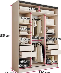 Zestawy Mebli Do Przedpokoju|Szafy Trzydrzwiowe><noscript><img width=