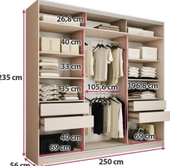 Zestawy Mebli Do Przedpokoju|Szafy Trzydrzwiowe><noscript><img width=