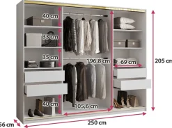 Zestawy Mebli Do Przedpokoju|Szafy Trzydrzwiowe><noscript><img width=