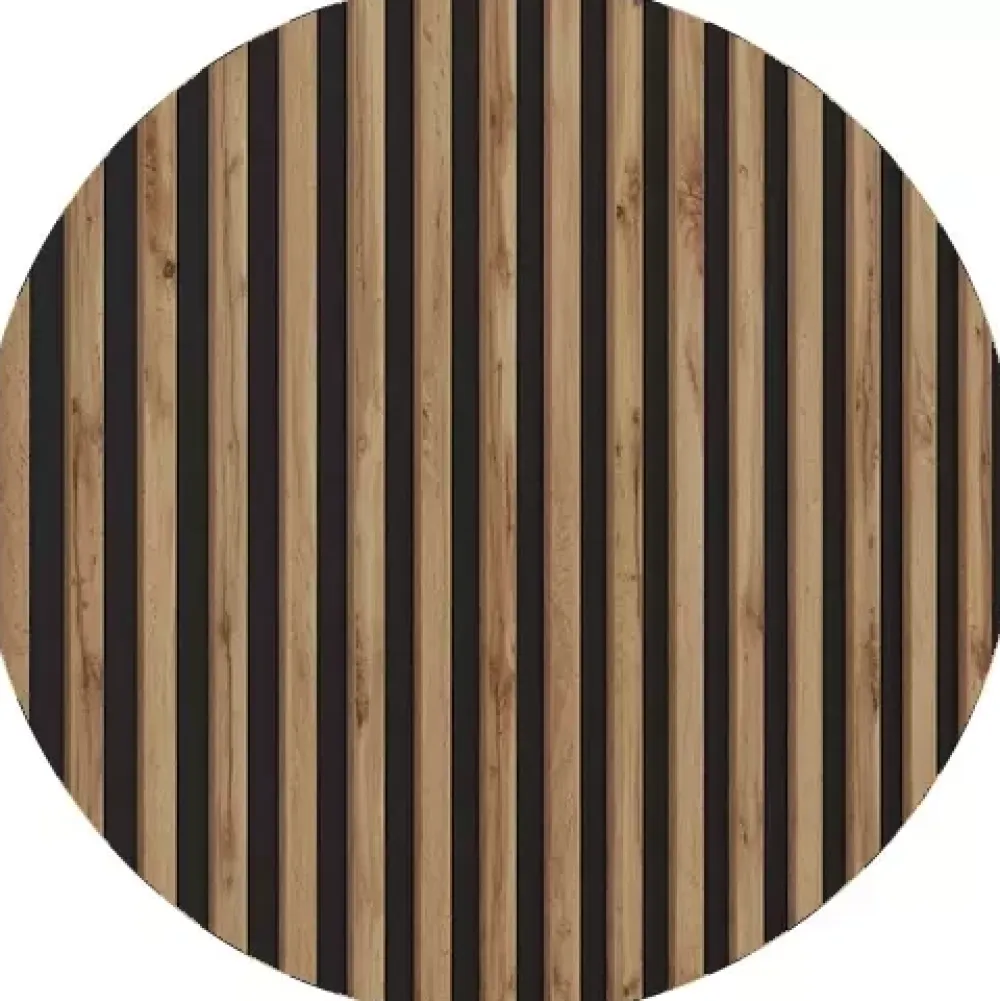 Zestawy Mebli Do Przedpokoju|Szafy Trzydrzwiowe>BROMARKT Szafa przesuwna z lustrem i lamelami 100 cm LAMEL 3D