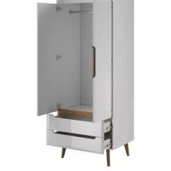 Szafy Dwudrzwiowe|Szafy Młodzieżowe>PIASKI Szafa uchylna 80 cm RENI dąb artisan