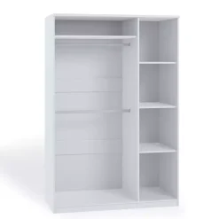 Zestawy Mebli Do Sypialni|Szafy Trzydrzwiowe>GiB Meble Szafa uchylna 135 cm BELLA dąb monastery