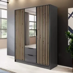 Meble Młodzieżowe|Zestawy Mebli Do Przedpokoju></noscript>PIASKI Szafa uchylna 155 cm KELLY