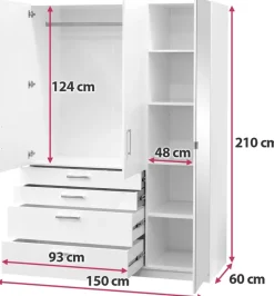 Meble Dla Dzieci|Szafy Trzydrzwiowe><noscript><img width=