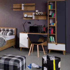 Meble Dla Dzieci|Meble Młodzieżowe></noscript>GiB Meble Szafa w stylu skandynawskim 90 cm MERKURY