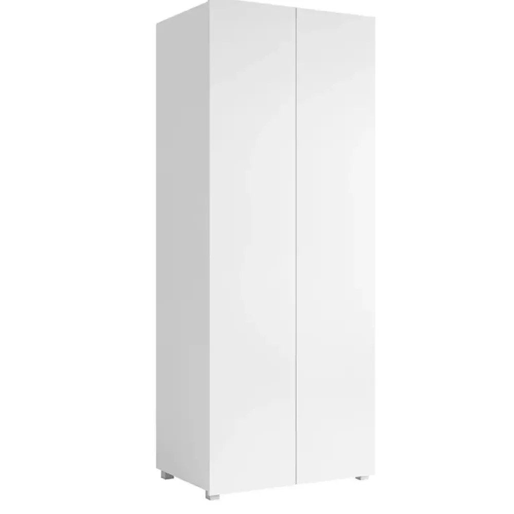 Meble Dla Dzieci|Zestawy Mebli Do Sypialni>GiB Meble Szafa z drążkiem 80 cm połysk MODERN biały