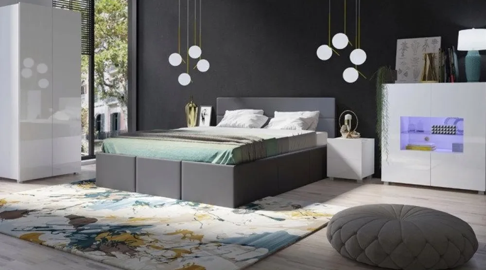 Meble Dla Dzieci|Zestawy Mebli Do Sypialni>GiB Meble Szafa z drążkiem 80 cm połysk MODERN biały