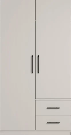 Garderoby|Meble Dla Dzieci>MEBLAR Szafa z drążkiem na wieszaki 100 cm szuflady owa SEVAS kaszmir