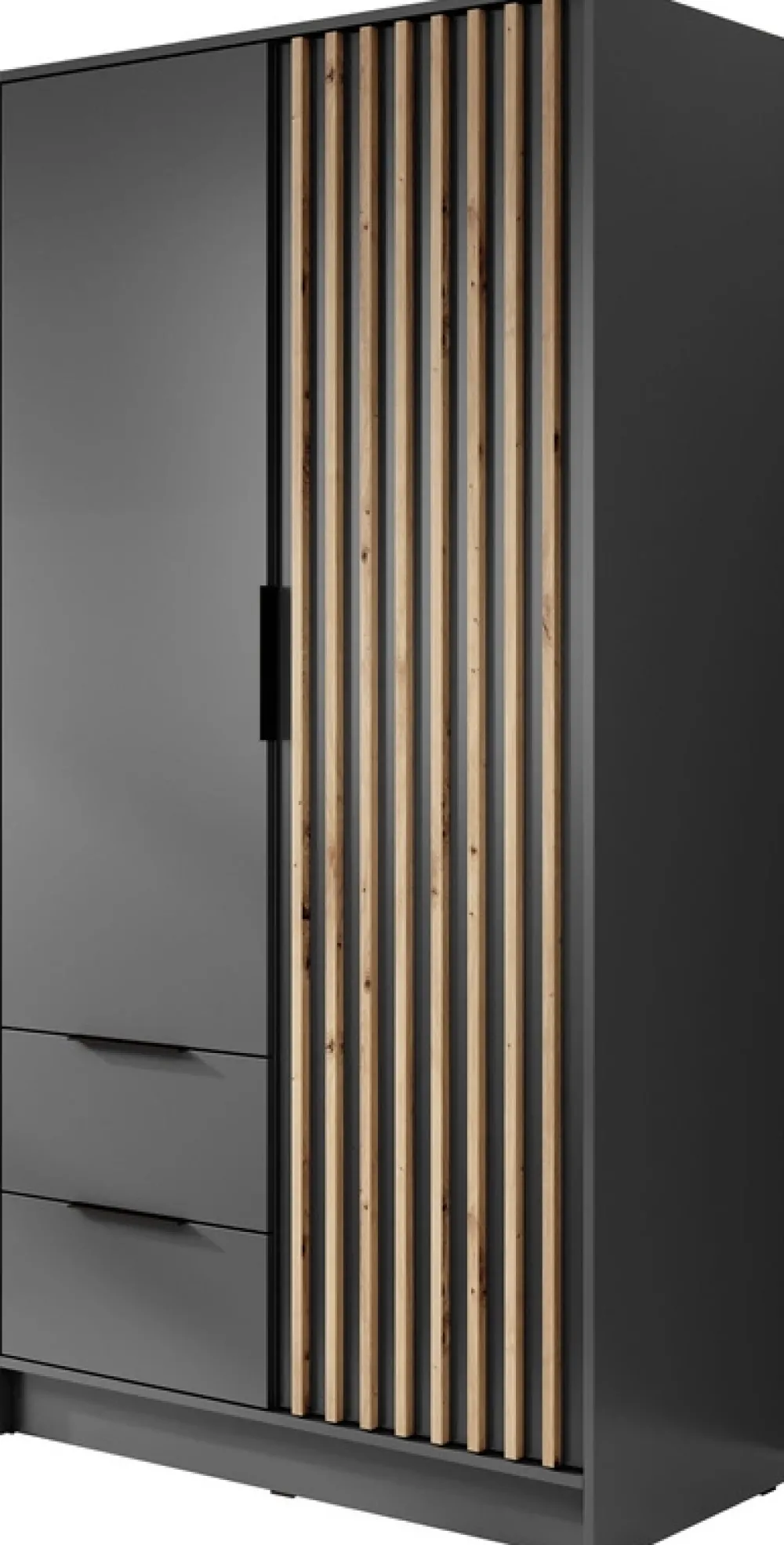 Meble Młodzieżowe|Zestawy Mebli Do Przedpokoju>PIASKI Szafa z lamelami KELLY