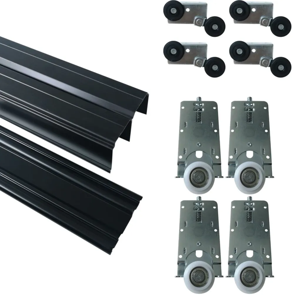 Zestawy Mebli Do Przedpokoju|Szafy Trzydrzwiowe>BROMARKT Szafa z lamelowymi drzwiami i lustrem 180 cm LAMEL 3D