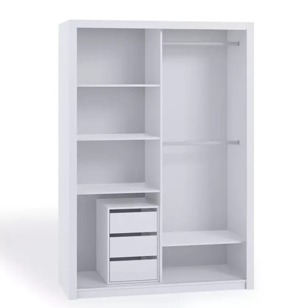 Zestawy Mebli Do Sypialni|Szafy Dwudrzwiowe>GiB Meble Szafa z lustrami Artisan 150 cm BELLA dąb artisan