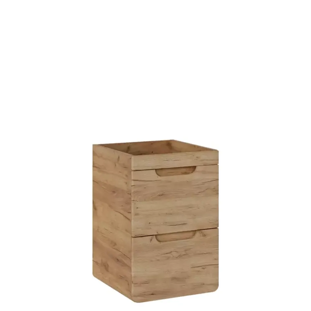 Meble Łazienkowe|Szafki Pod Umywalkę>COMAD Szafka łazienkowa pod umywalkę 40cm AURELIO dąb craft złoty